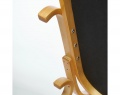 Кресло-качалка дуб/бежевая ткань